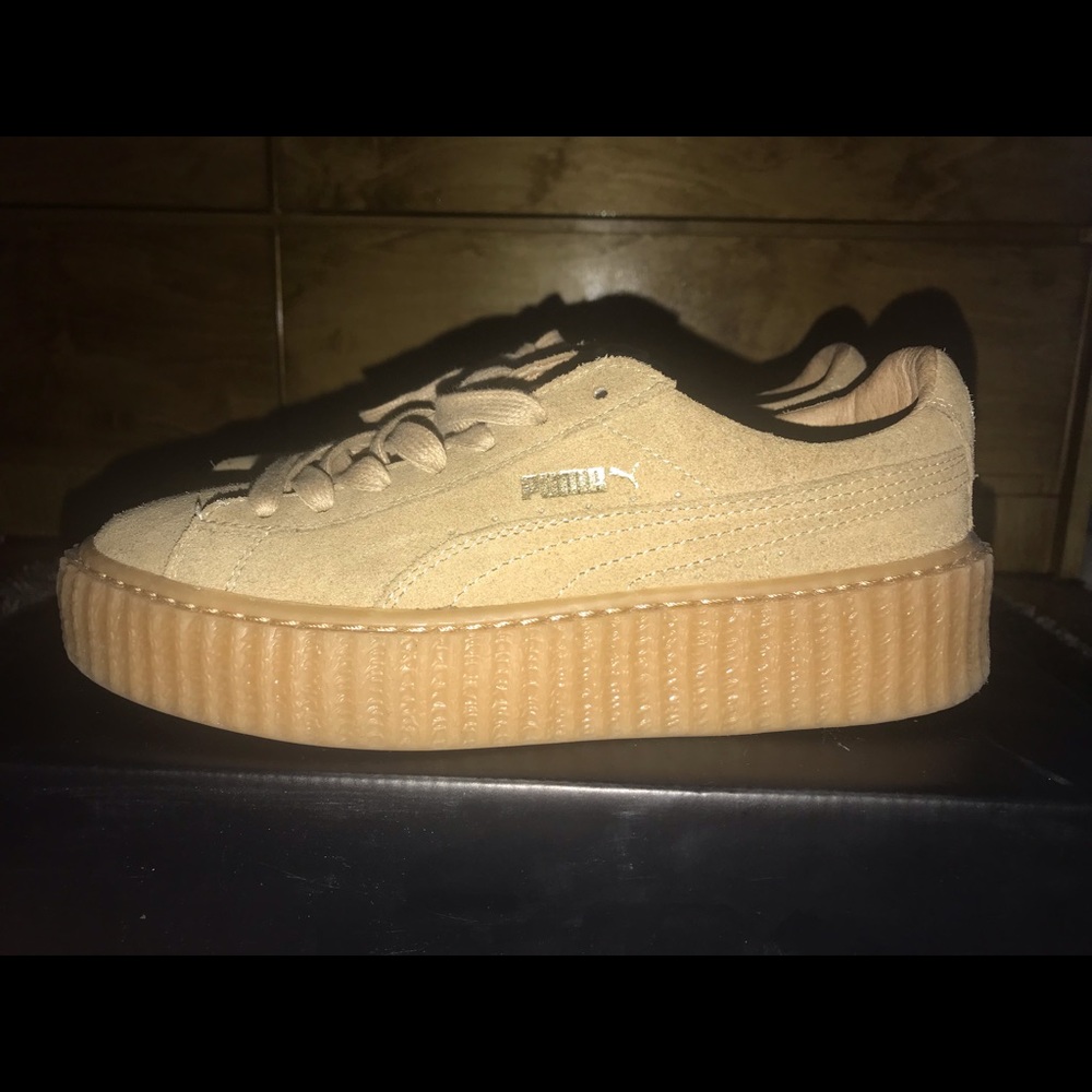 Rihanna Fenty Puma Creepers Oatmeal Sz 7